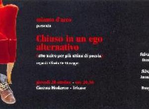 Brochure che pubblicizza lo spettacolo teatrale  